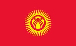 Flag of Kyrgyz Republic