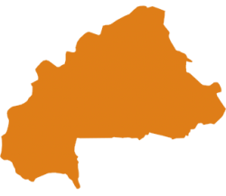 map of Burkina Faso
