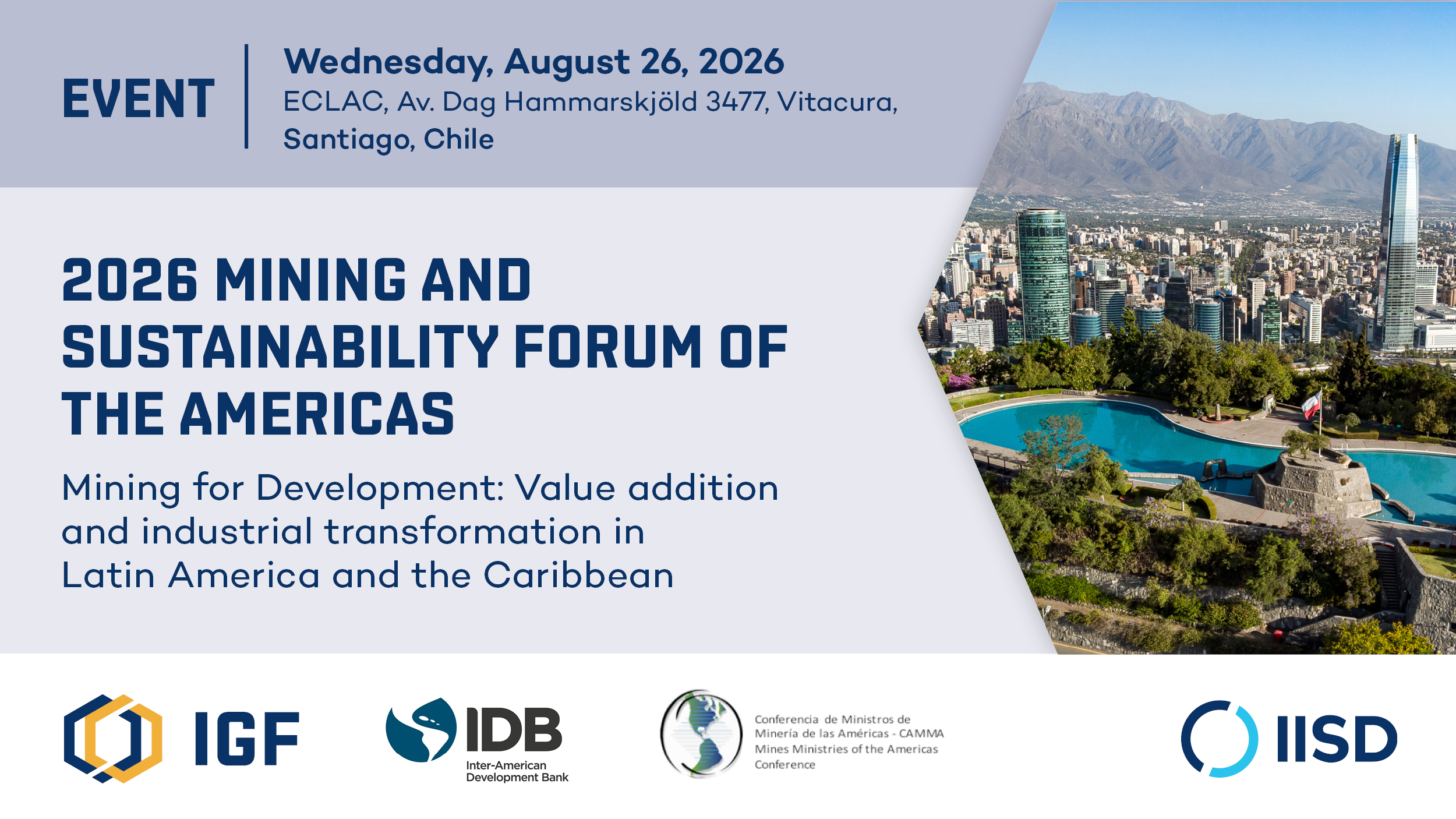 2026 Mining and Sustainability Forum of the Americas