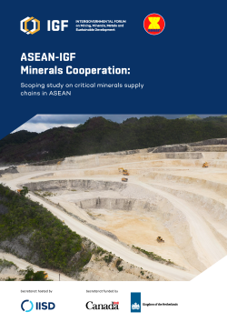 Card presenting front page of a report