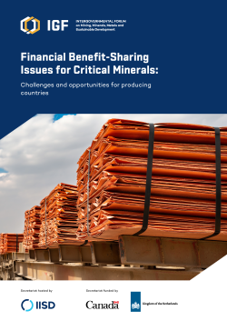 Card presenting front page of a report